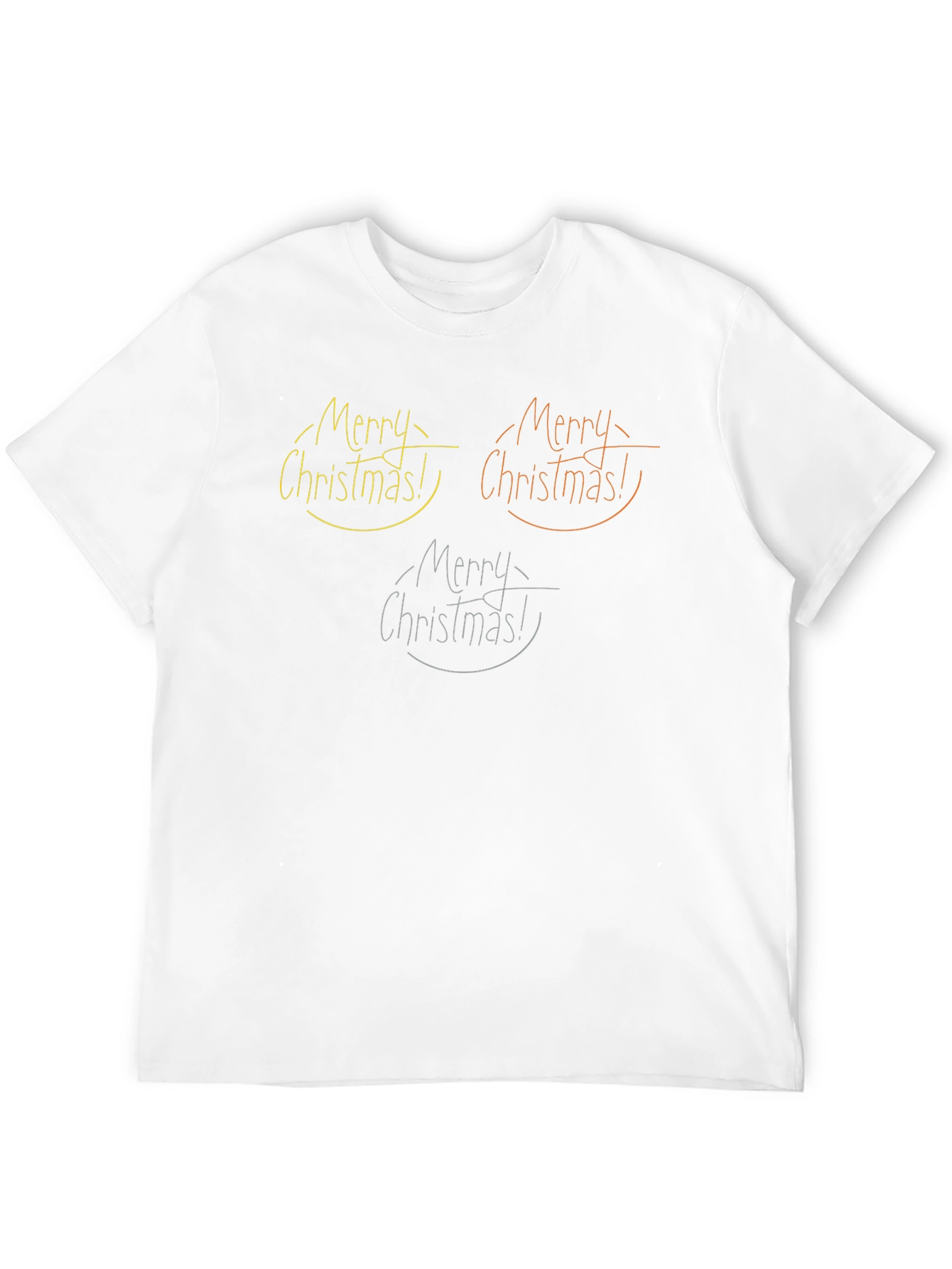 Festive Merry Christmas Graphic Tee - Holiday Spirit
