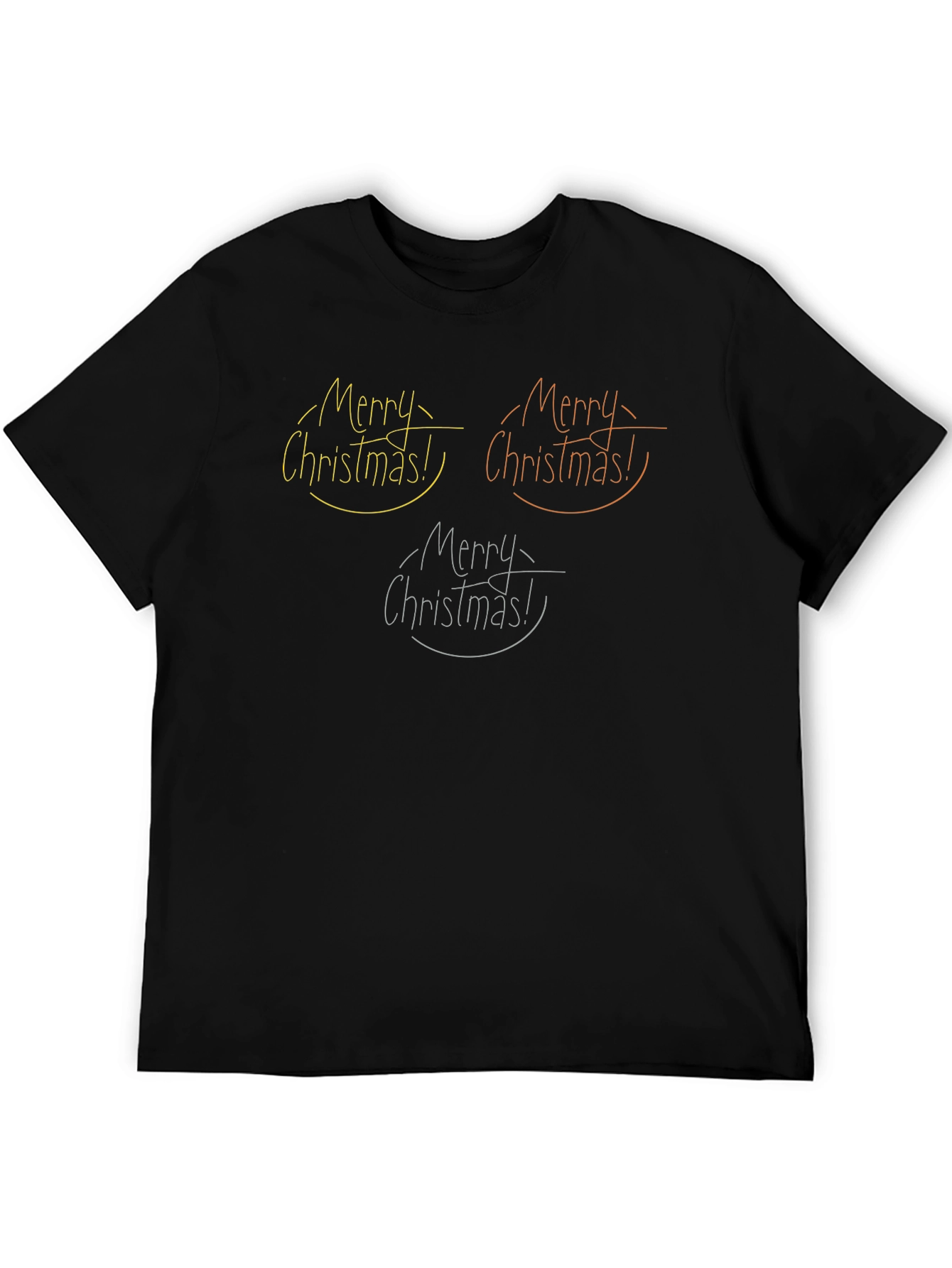 Festive Merry Christmas Graphic Tee - Holiday Spirit