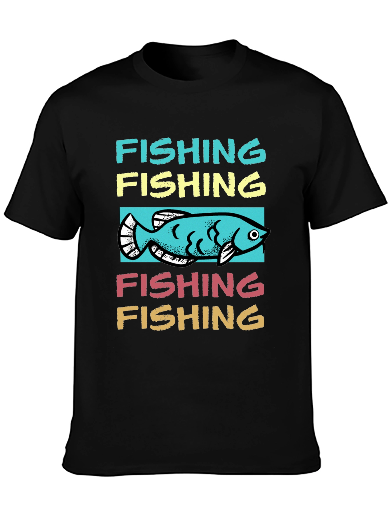Fishing Graphic Tee -  Stylish Fisherman Shirt