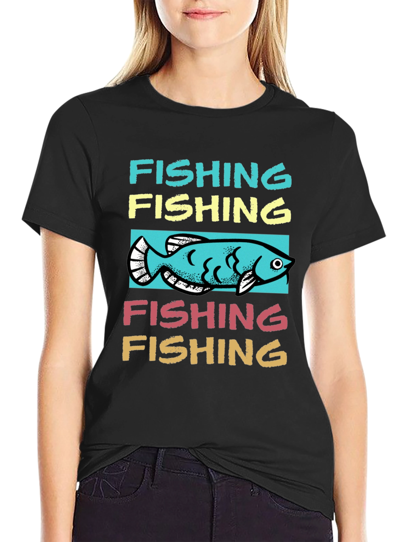 Fishing Graphic Tee -  Stylish Fisherman Shirt