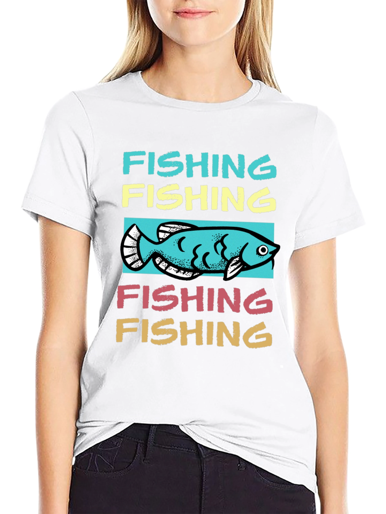Fishing Graphic Tee -  Stylish Fisherman Shirt
