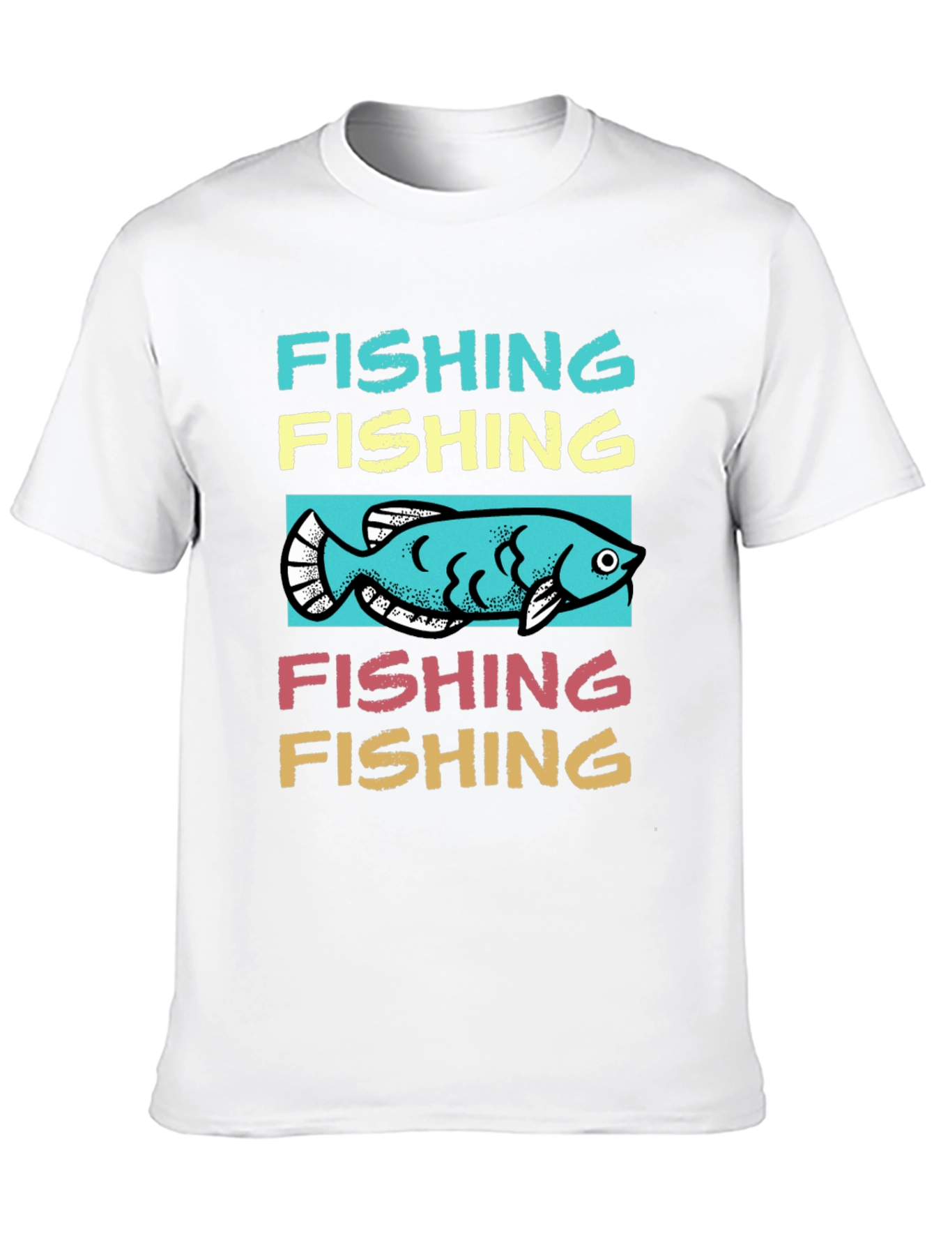 Fishing Graphic Tee -  Stylish Fisherman Shirt