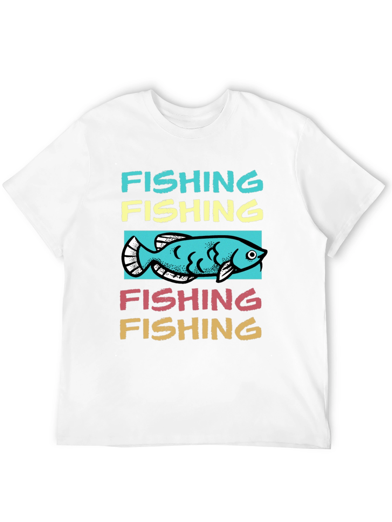 Fishing Graphic Tee -  Stylish Fisherman Shirt