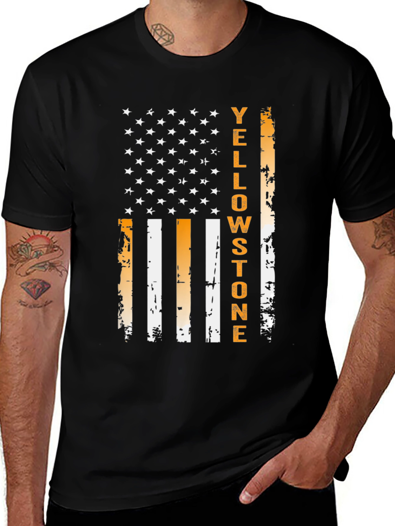 Yellowstone American Flag T-Shirt