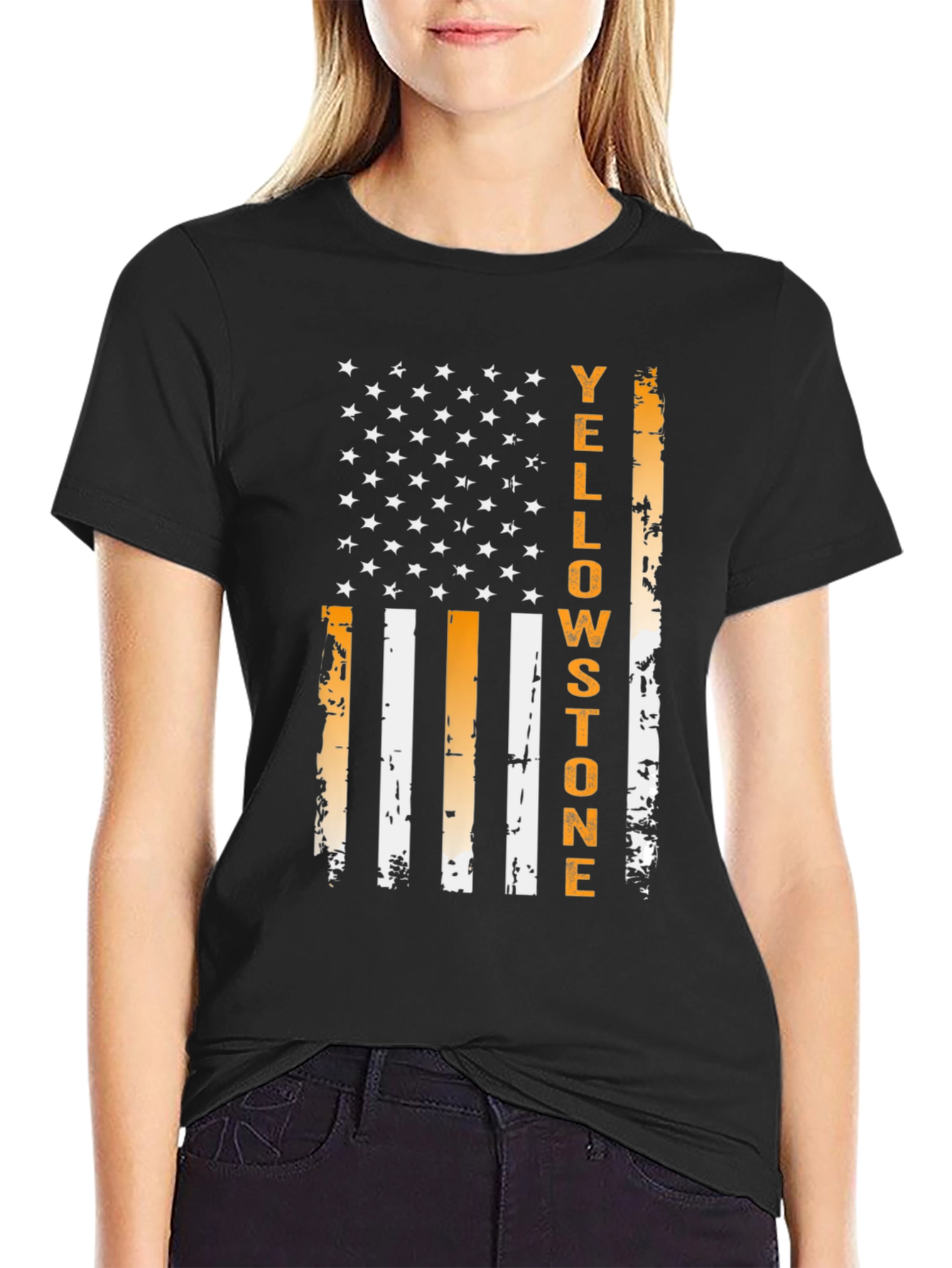 Yellowstone American Flag T-Shirt