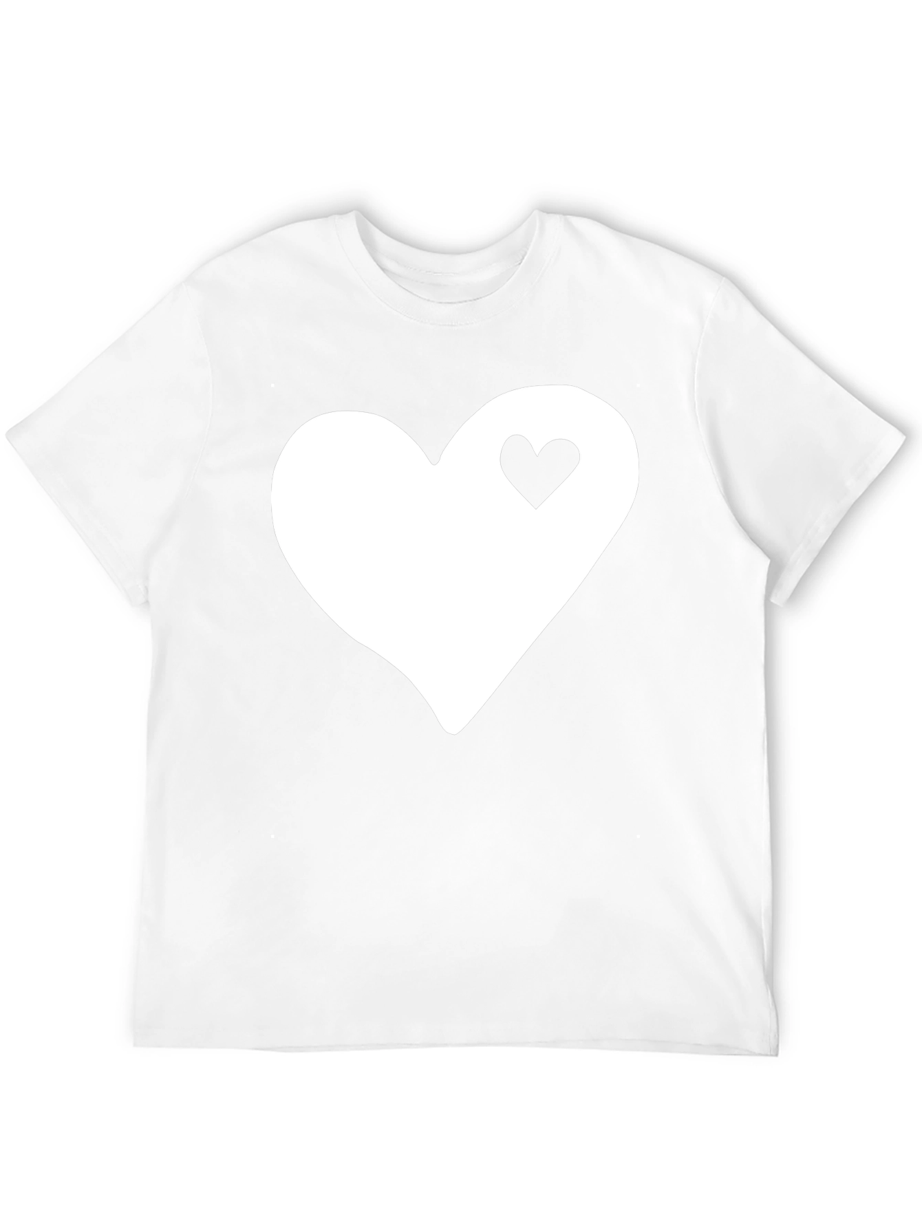 Heart Within Heart T-Shirt - Black