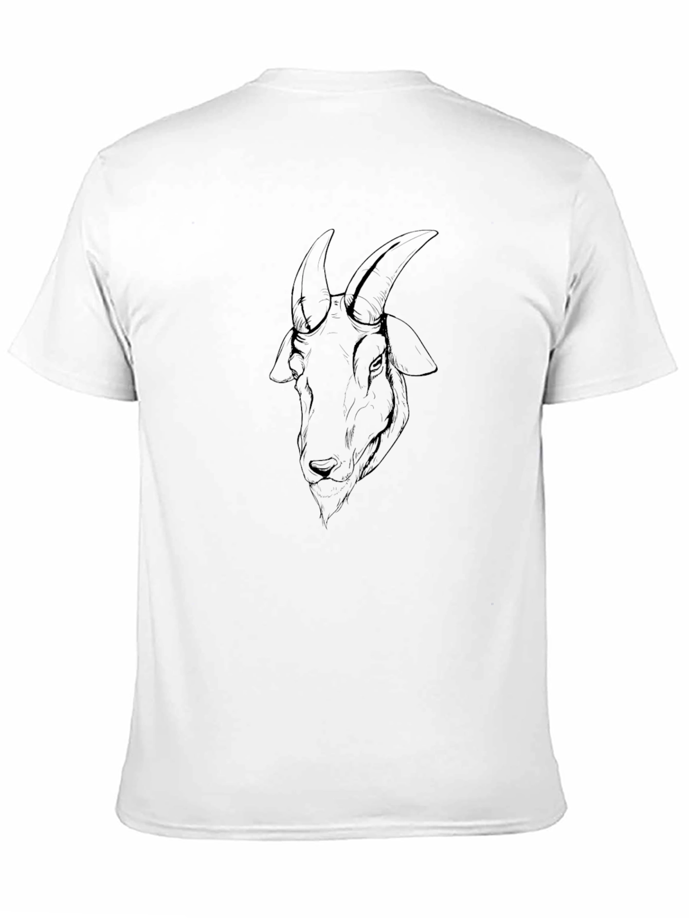 Black Goat Graphic Tee - Mens Casual Fashion