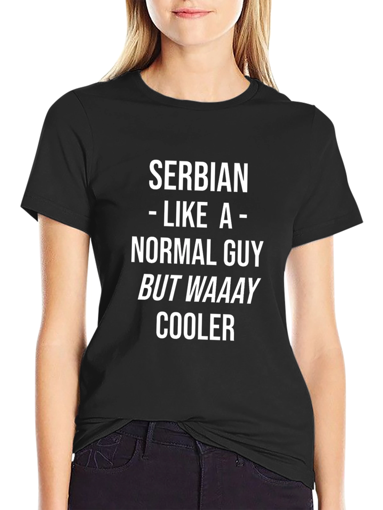 Serbian Waaay Cooler Graphic Tee