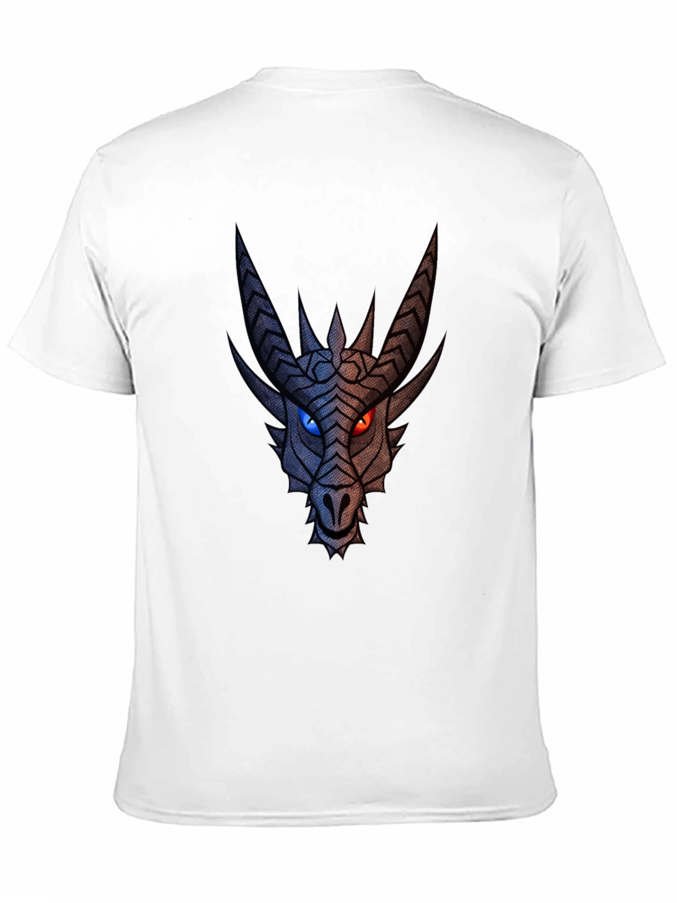 Dragon Graphic Tee - Two-Toned Fantasy Design