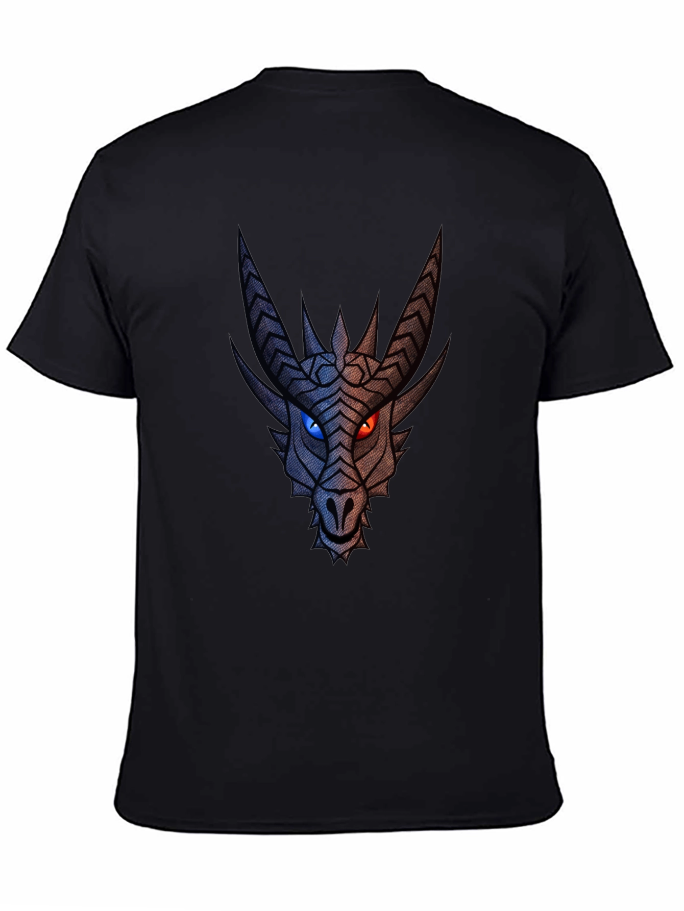 Dragon Graphic Tee - Two-Toned Fantasy Design