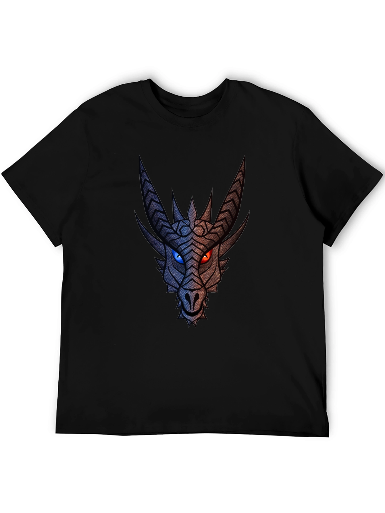 Dragon Graphic Tee - Two-Toned Fantasy Design