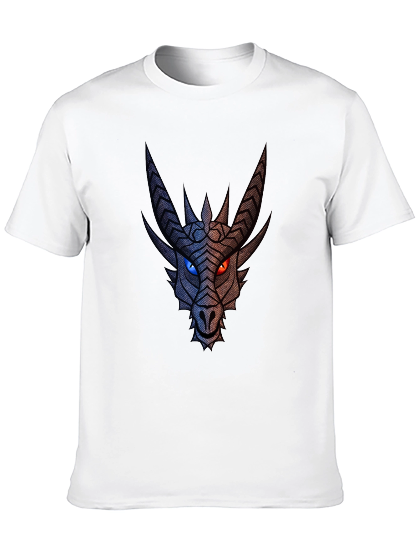 Dragon Graphic Tee - Two-Toned Fantasy Design
