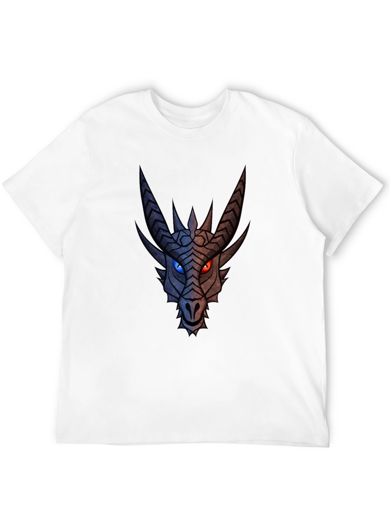 Dragon Graphic Tee - Two-Toned Fantasy Design