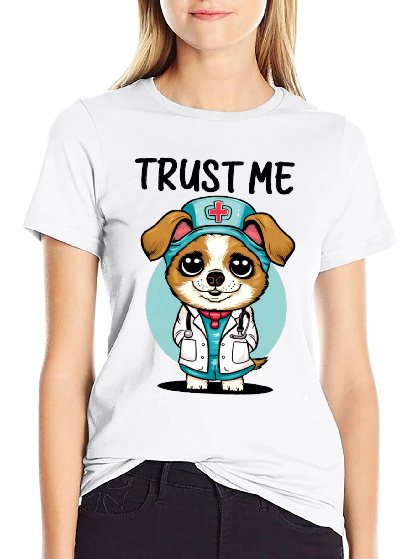 Trust Me Im a Dog-tor! Novelty T-Shirt