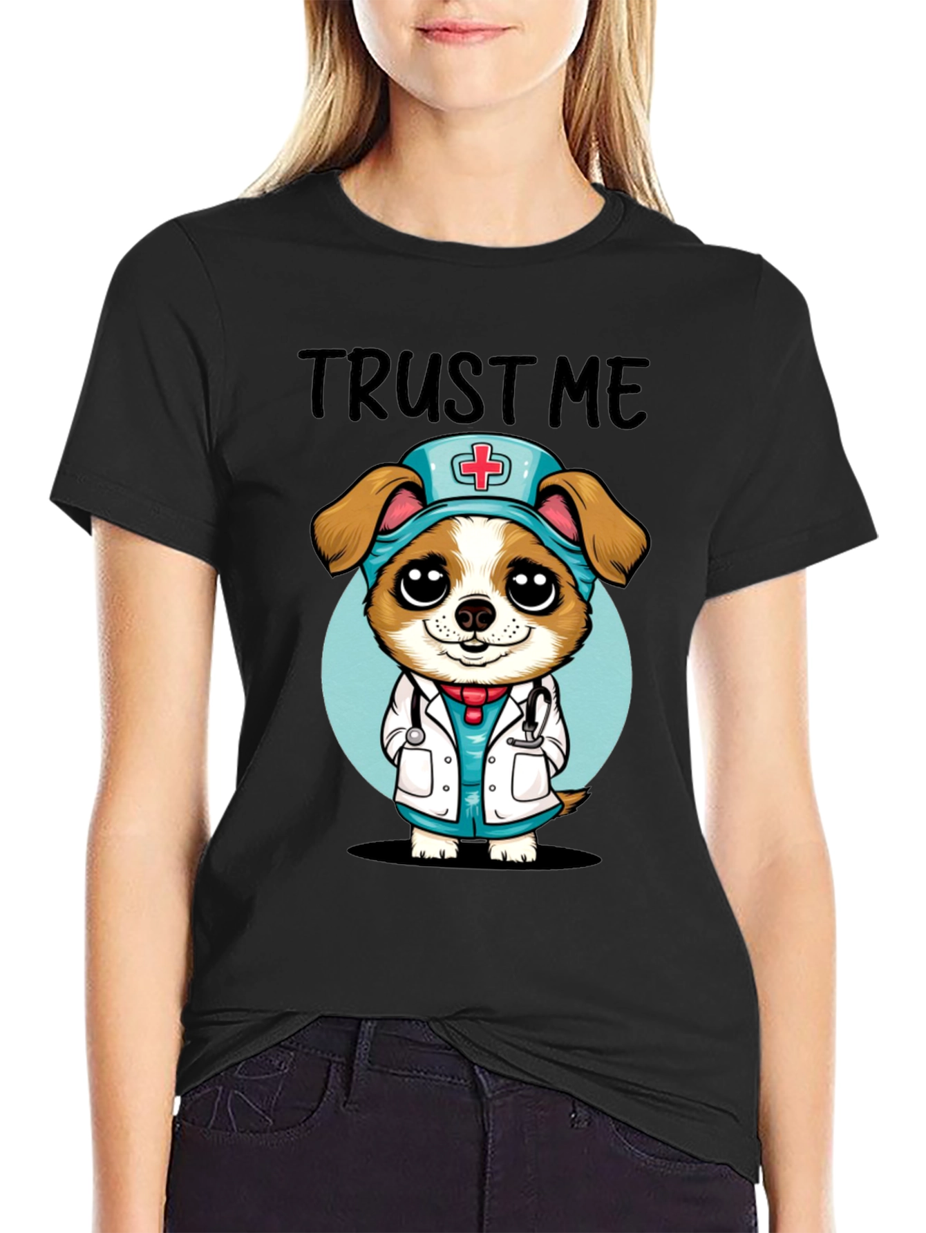 Trust Me Im a Dog-tor! Novelty T-Shirt