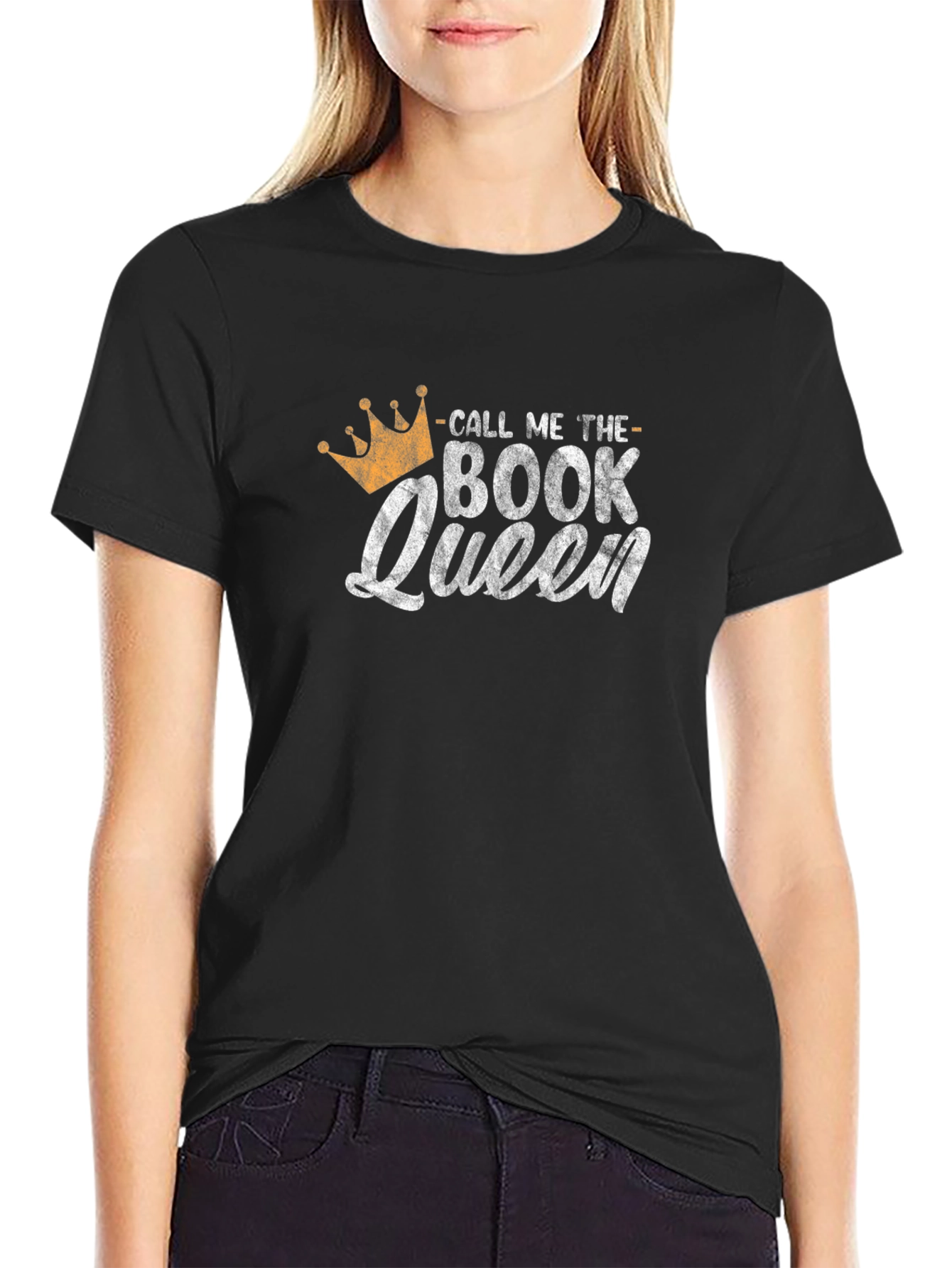 Book Queen Graphic Tee - Perfect for Readers