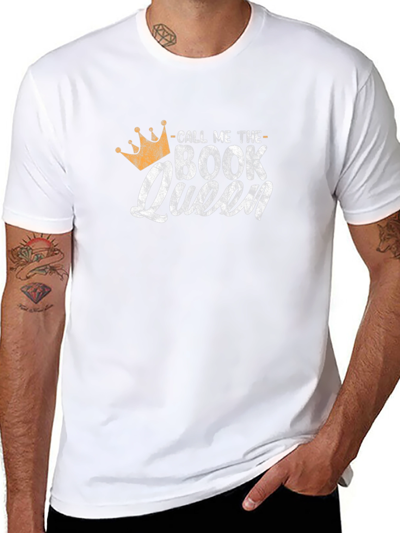 Book Queen Graphic Tee - Perfect for Readers