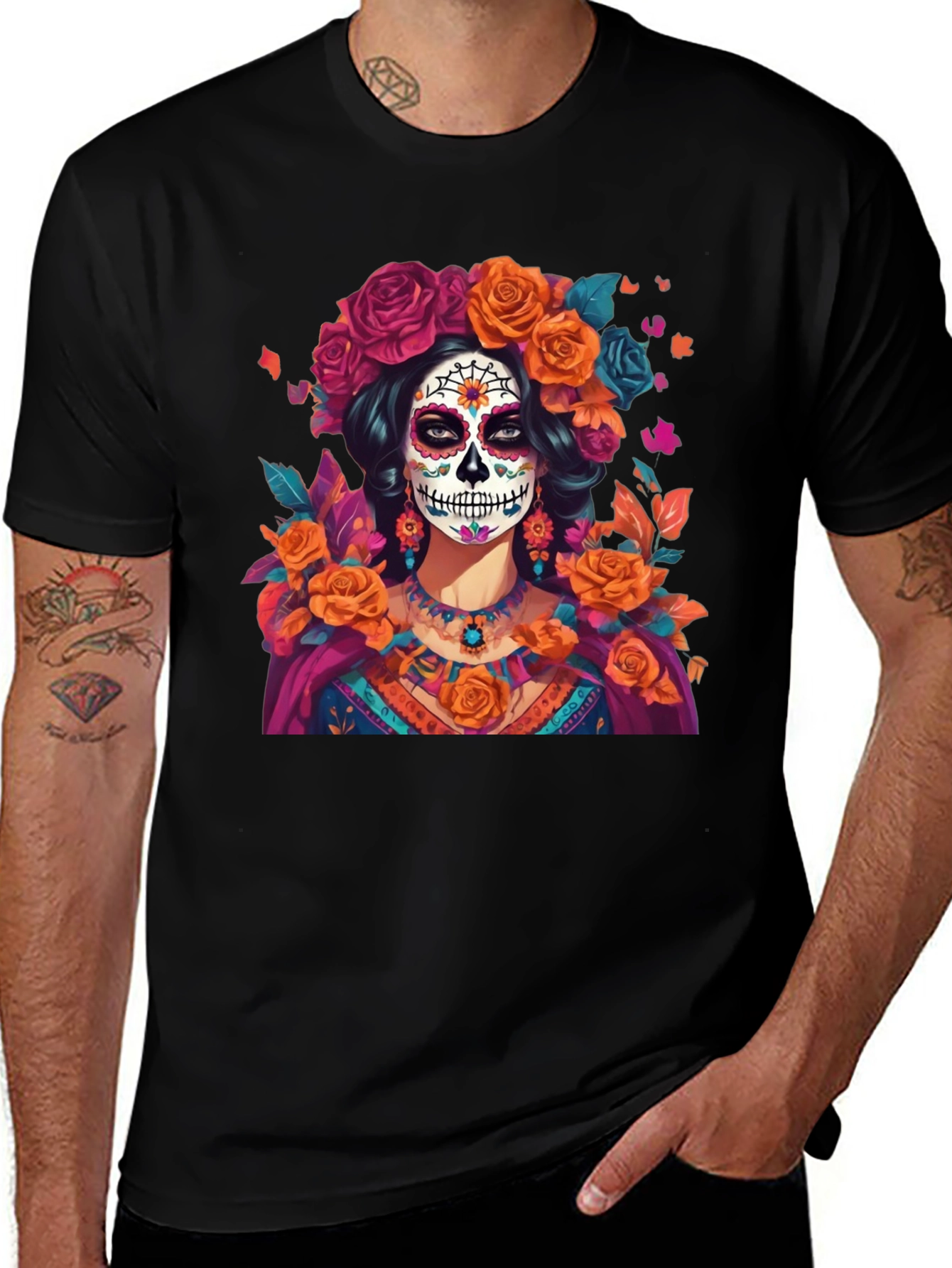 Day of the Dead Graphic T-Shirt