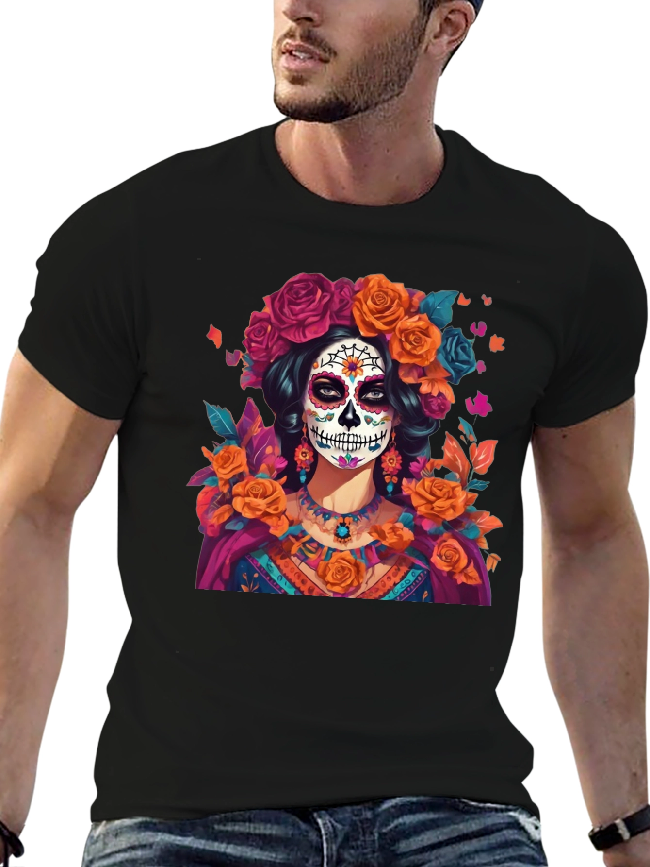 Day of the Dead Graphic T-Shirt