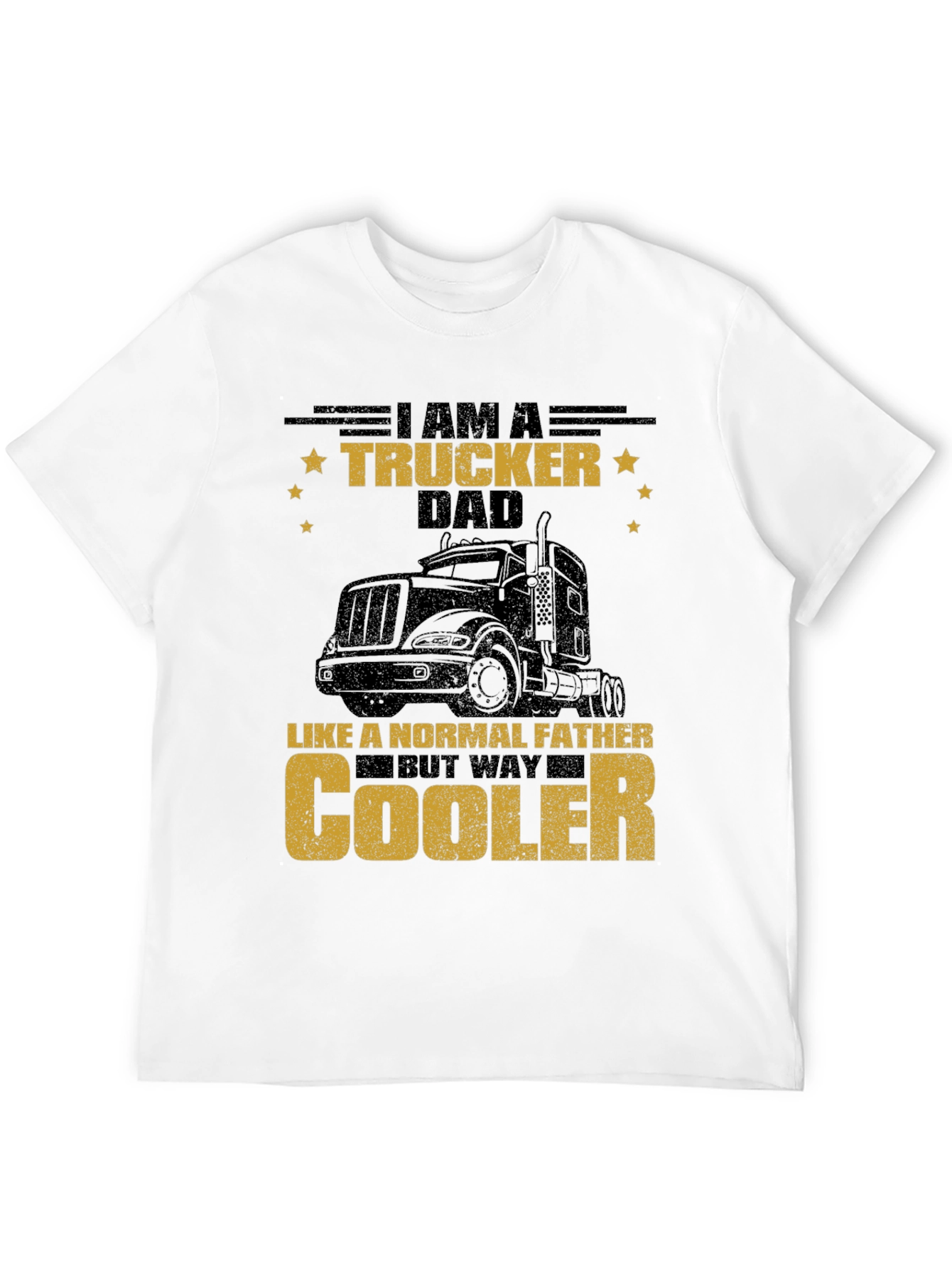 Trucker Dad T-Shirt - Cool Fathers Day Gift