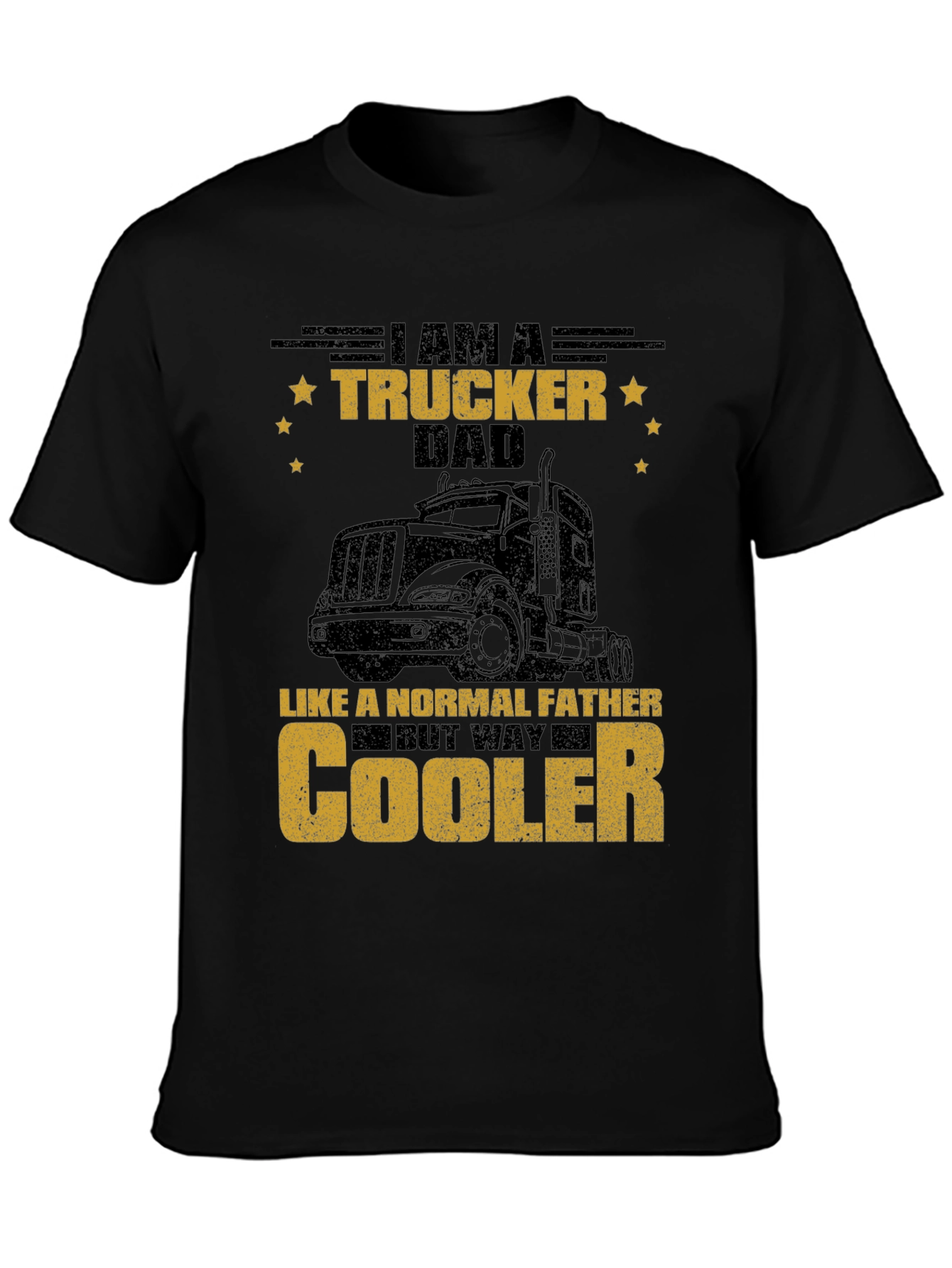 Trucker Dad T-Shirt - Cool Fathers Day Gift