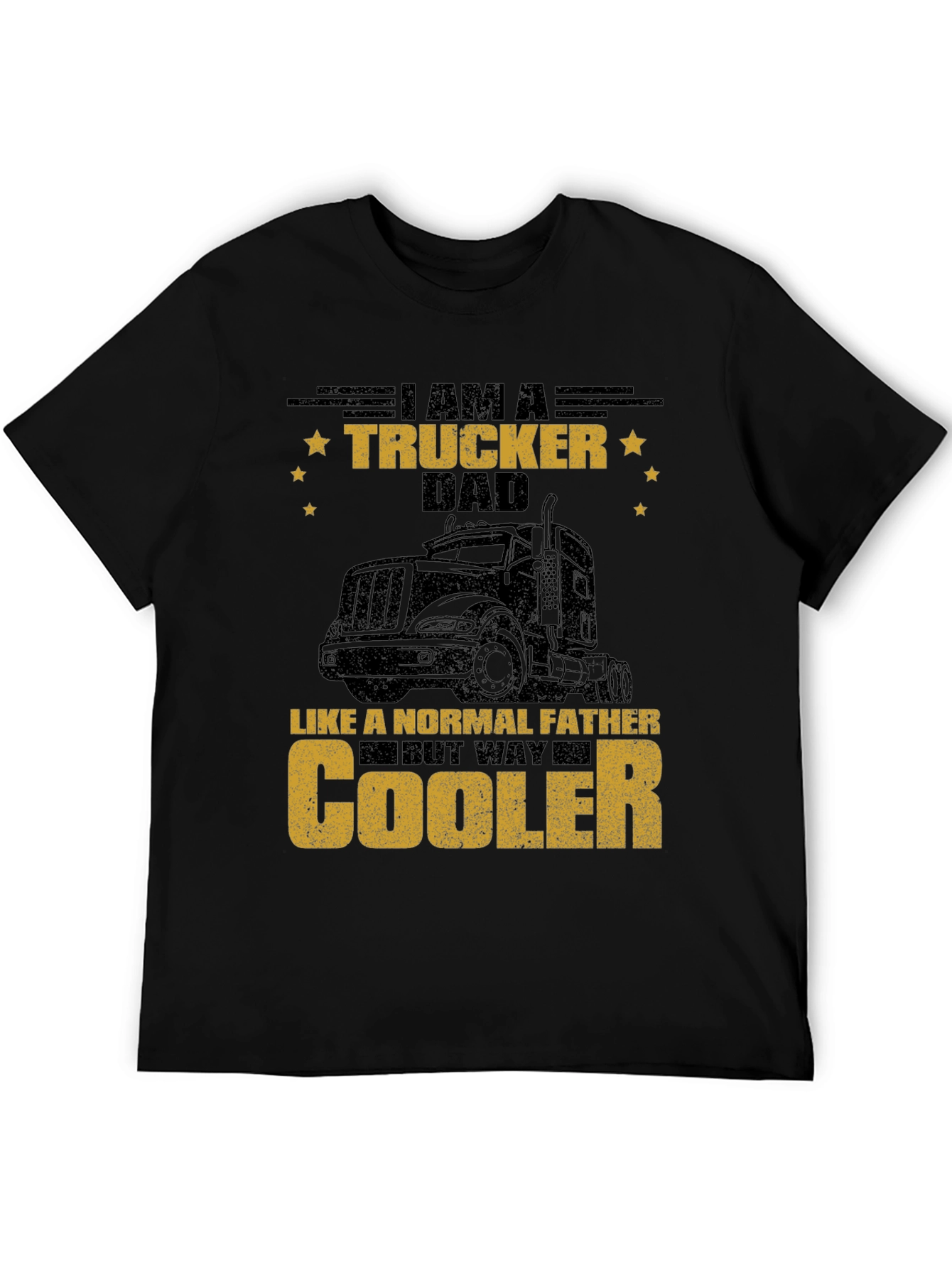 Trucker Dad T-Shirt - Cool Fathers Day Gift