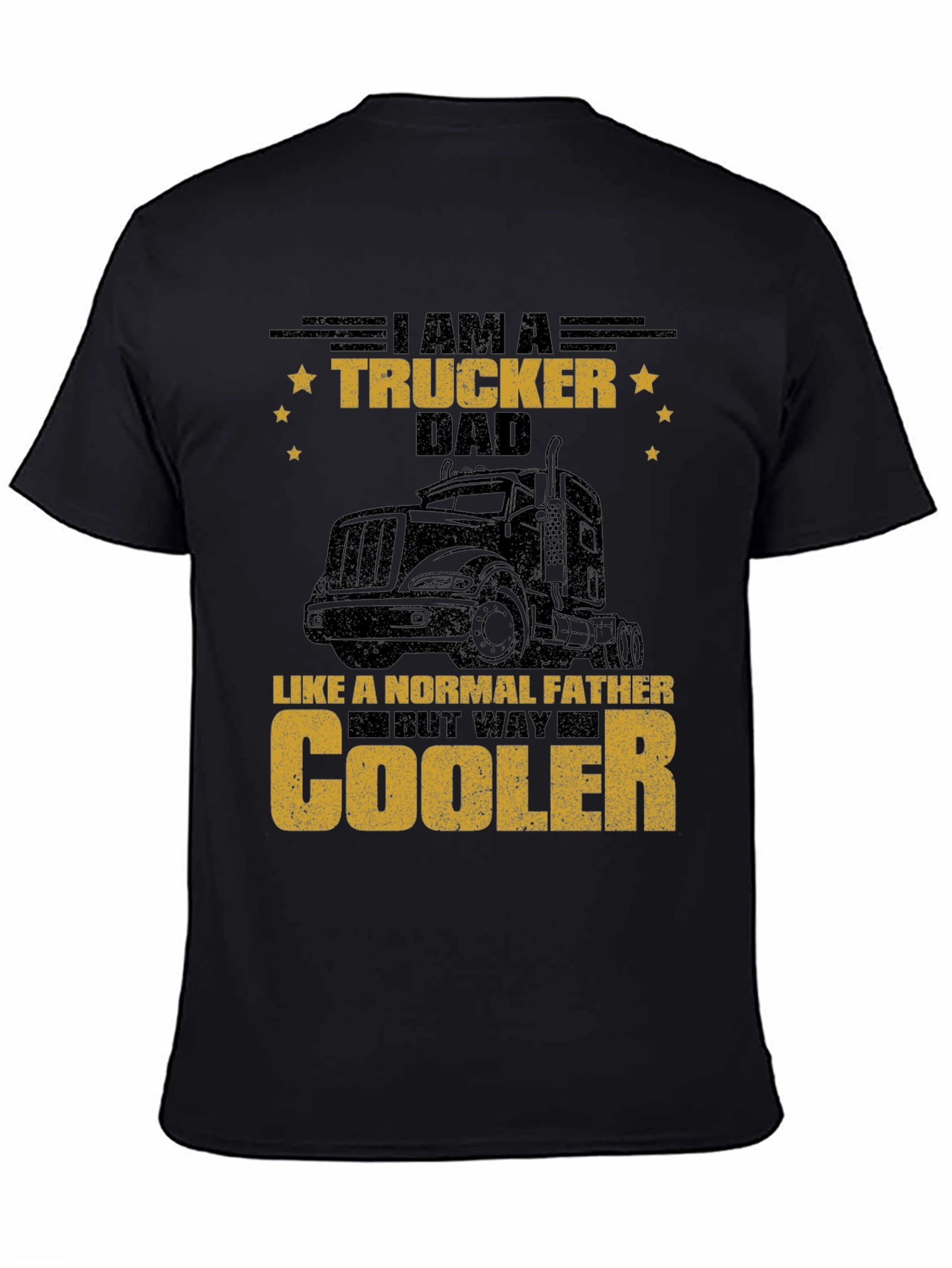 Trucker Dad T-Shirt - Cool Fathers Day Gift