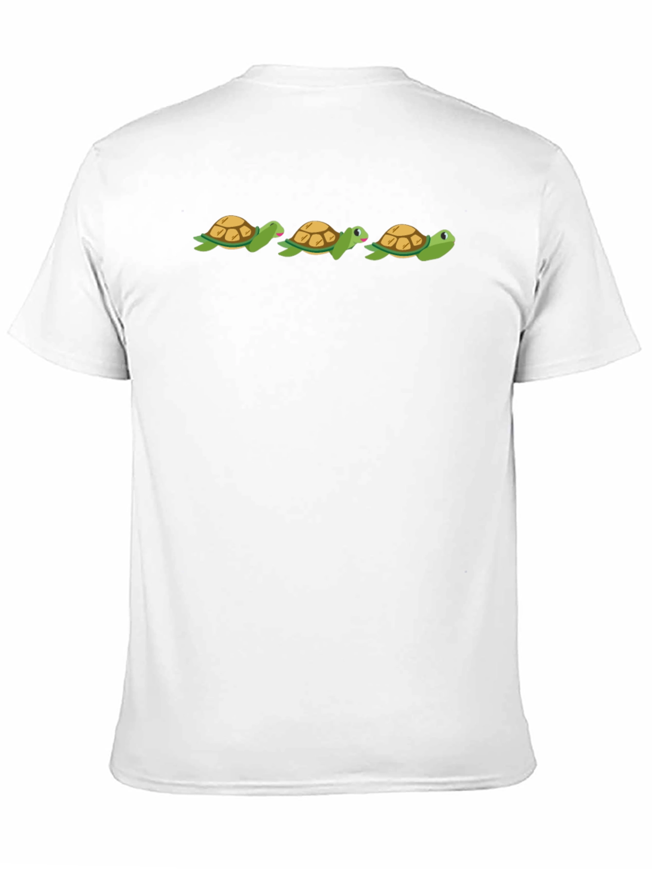 Turtle Trio Black Tee - Fun & Casual