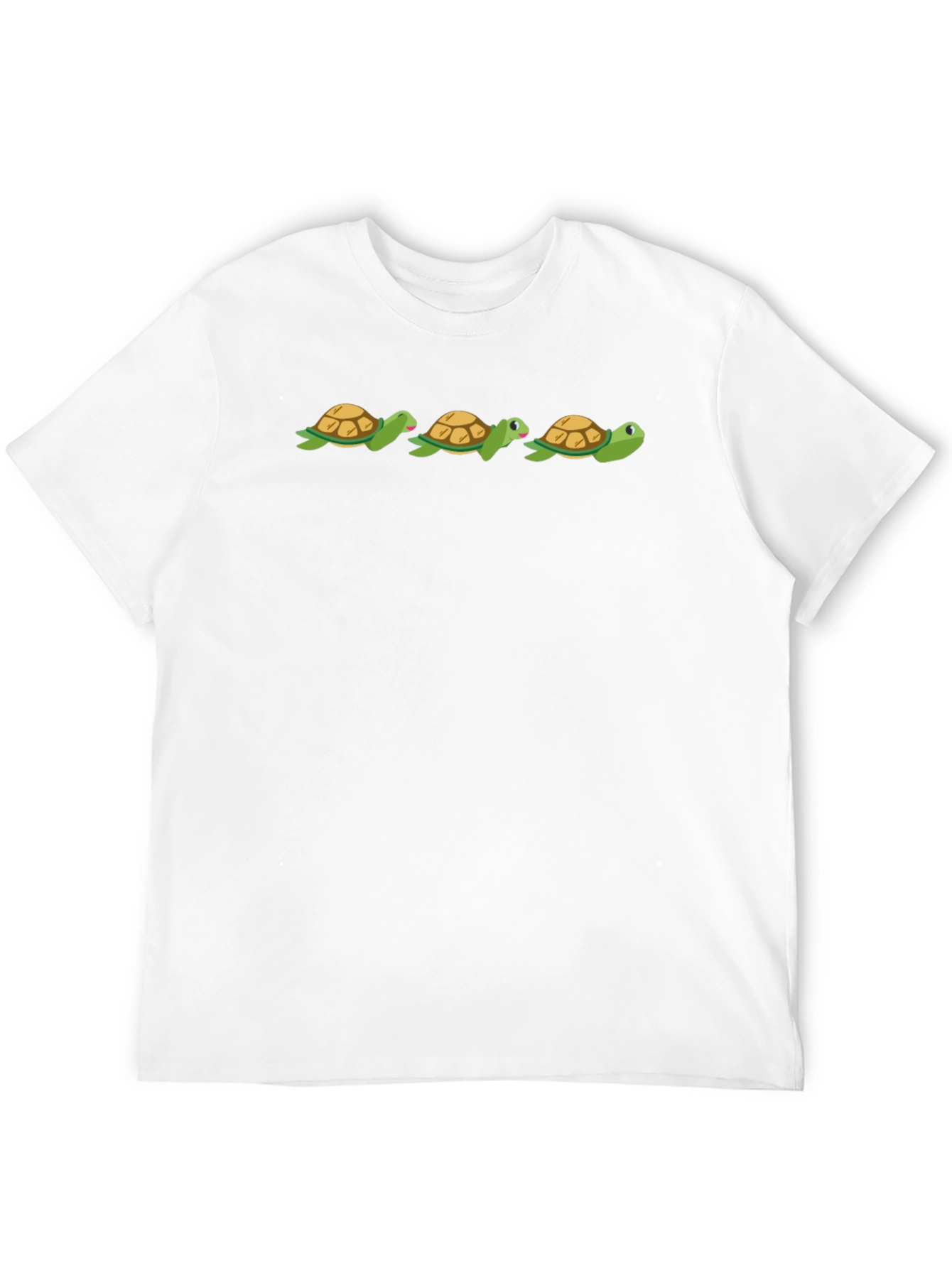 Turtle Trio Black Tee - Fun & Casual
