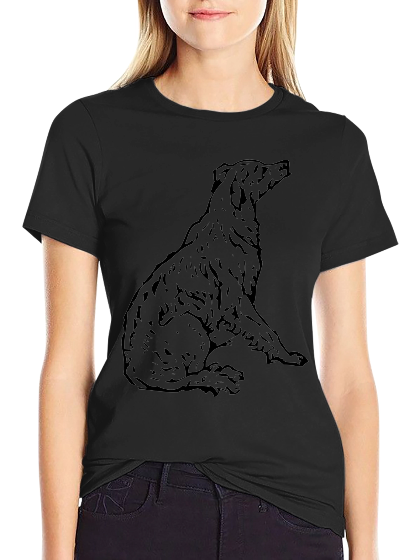 Black Bear Graphic Tee - Animal Lover Shirt