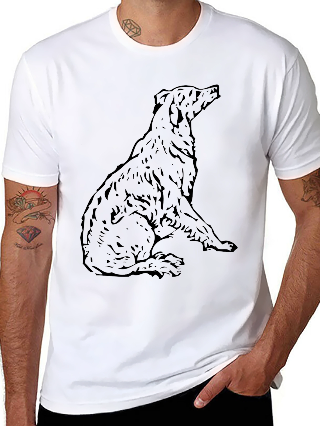 Black Bear Graphic Tee - Animal Lover Shirt