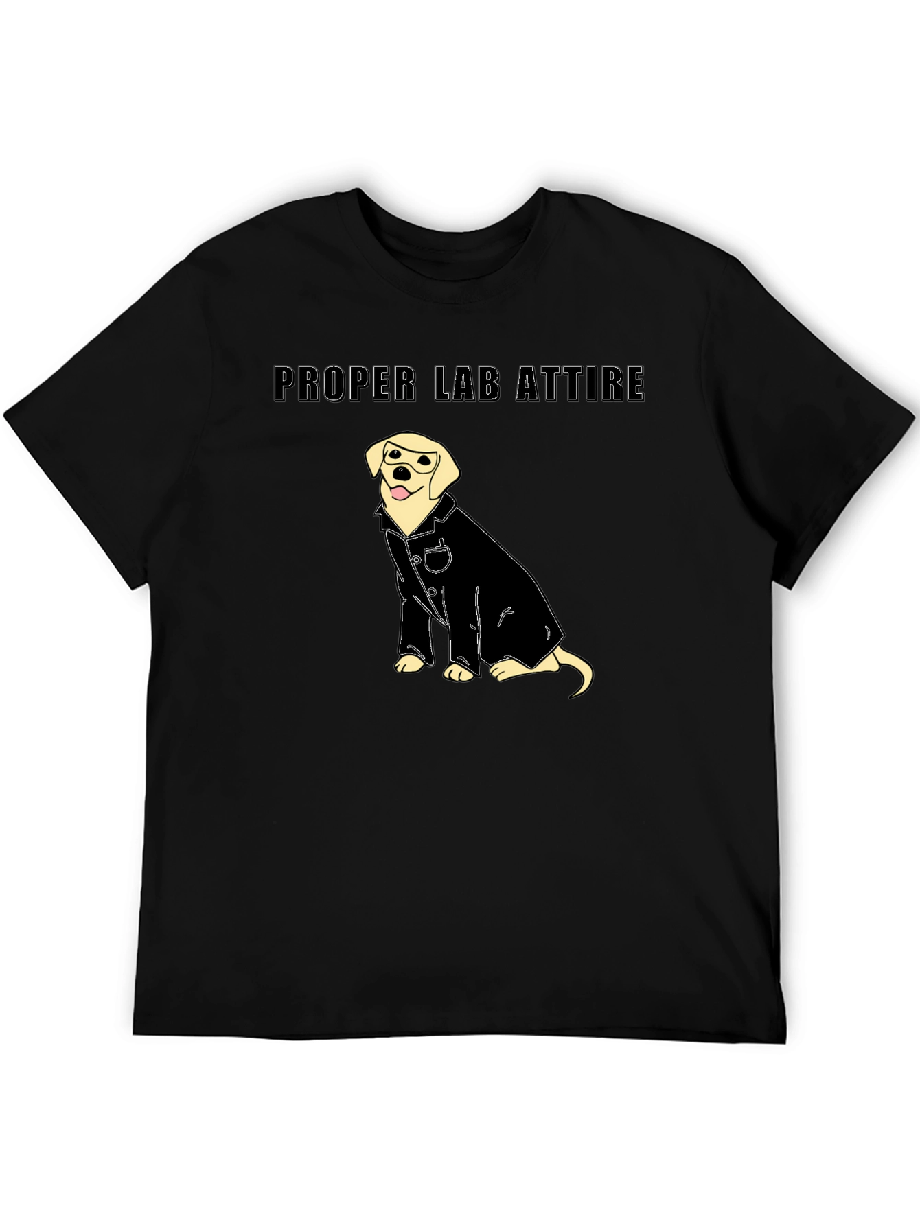 Proper Lab Attire T-Shirt - Science Dog Tee