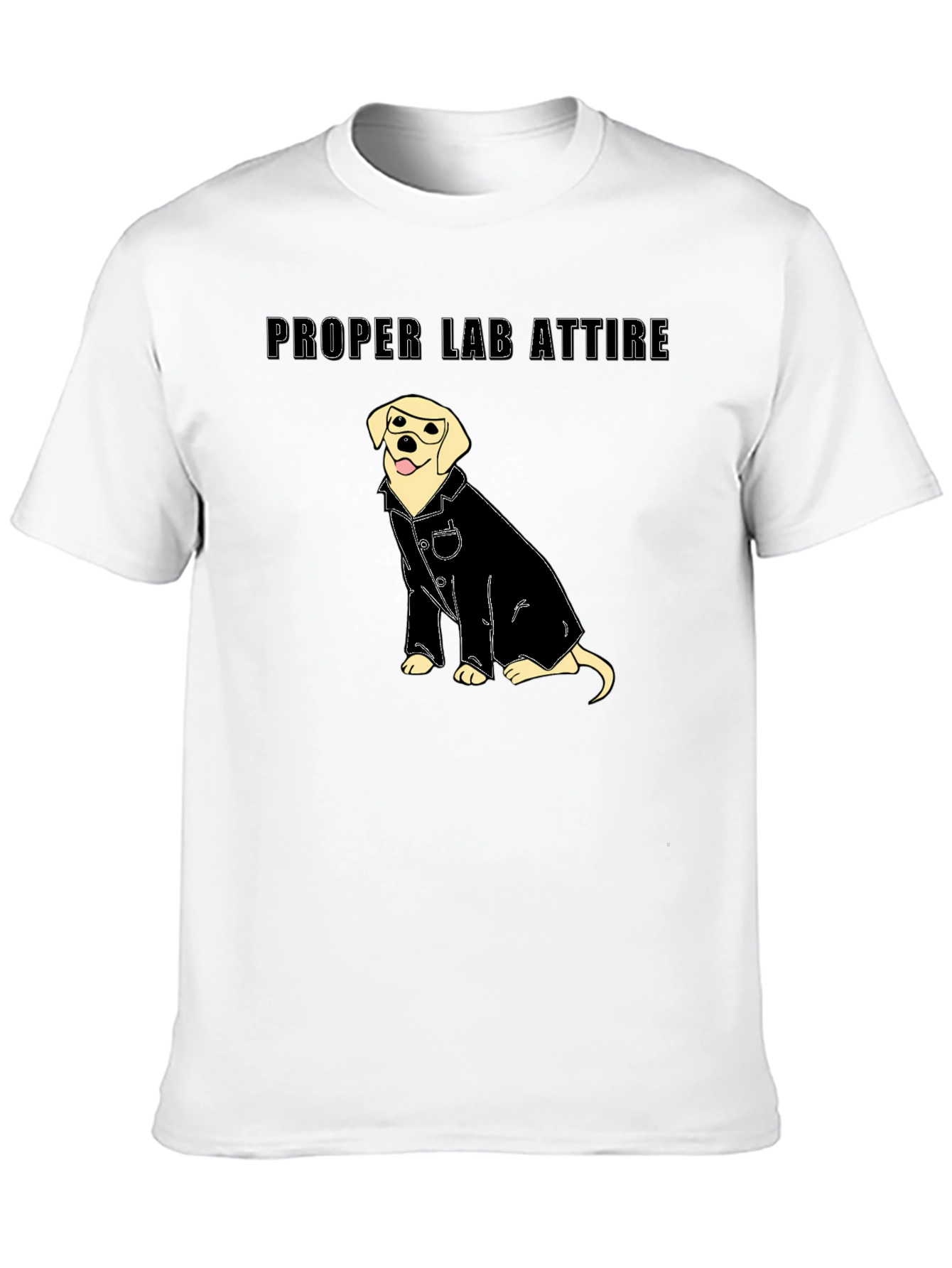 Proper Lab Attire T-Shirt - Science Dog Tee