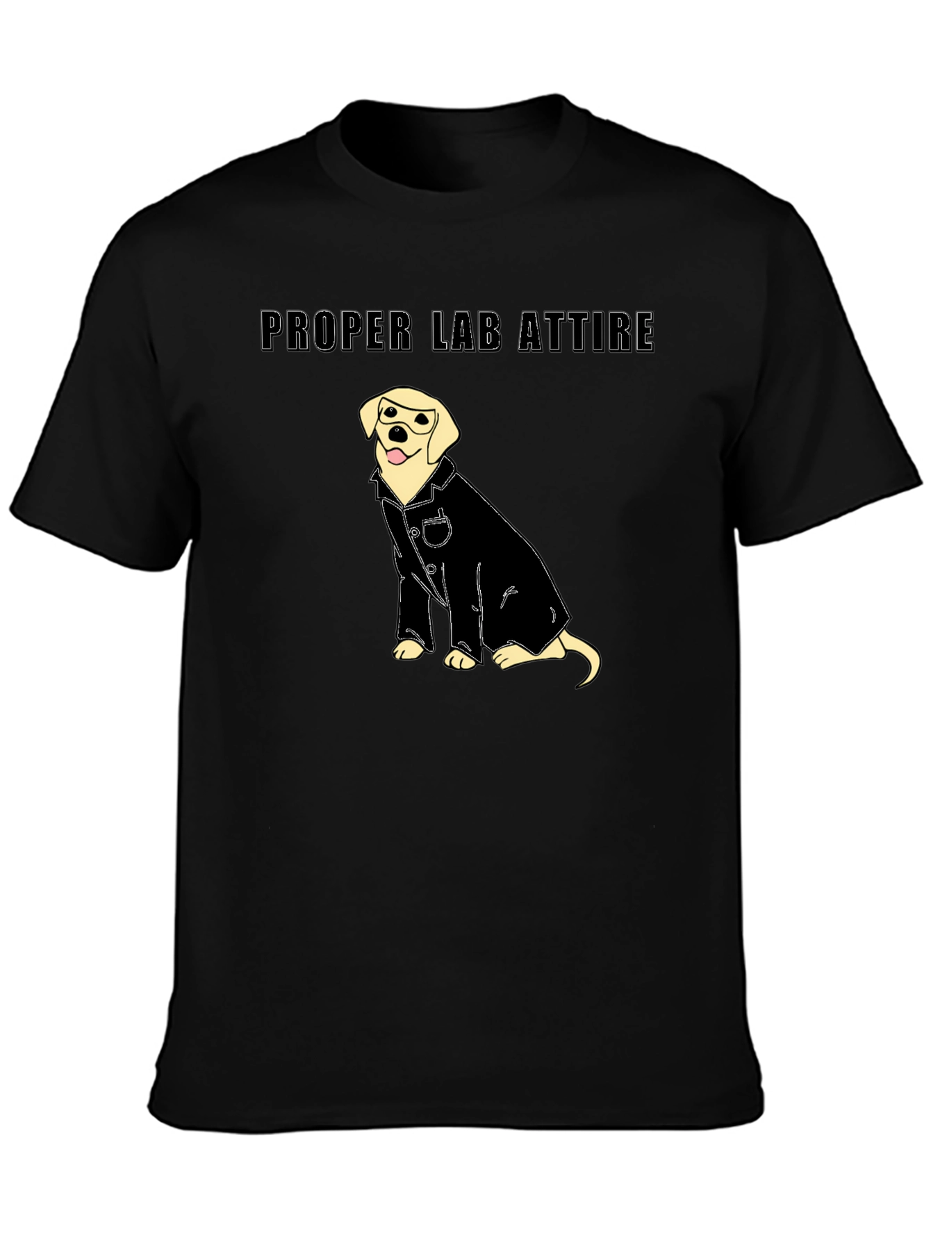 Proper Lab Attire T-Shirt - Science Dog Tee