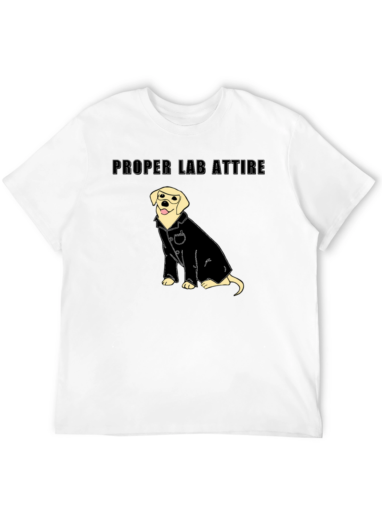 Proper Lab Attire T-Shirt - Science Dog Tee