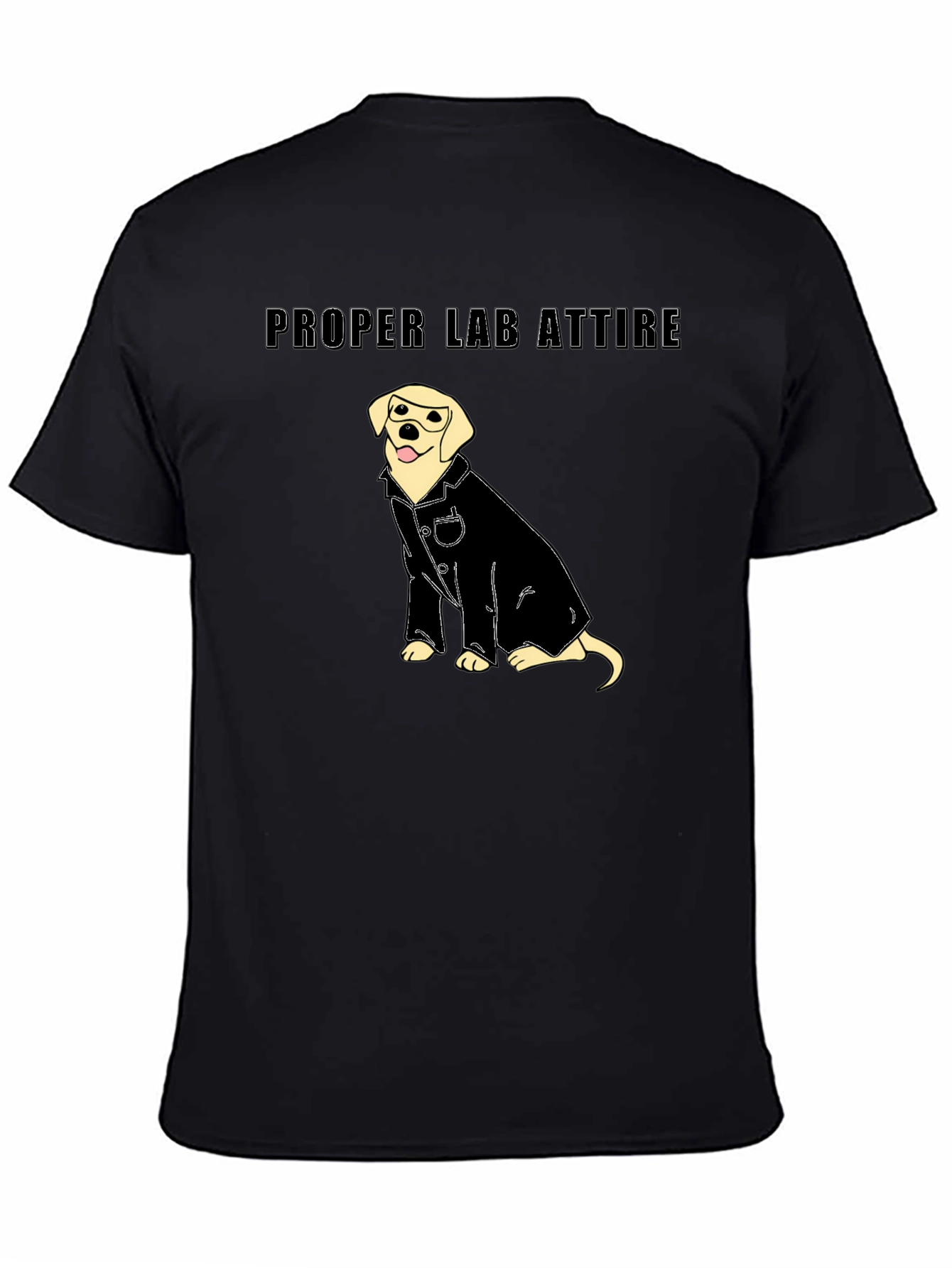 Proper Lab Attire T-Shirt - Science Dog Tee