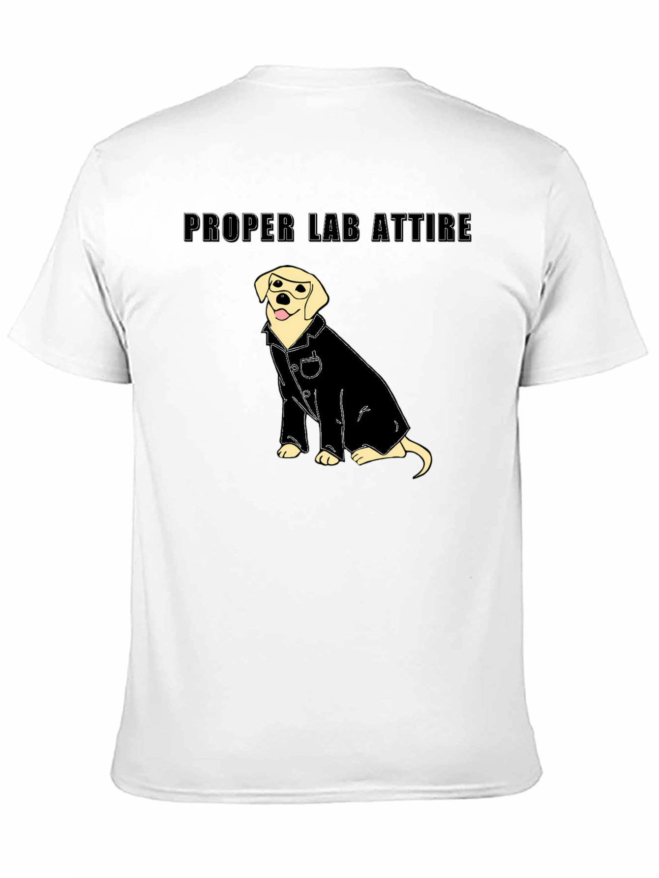 Proper Lab Attire T-Shirt - Science Dog Tee