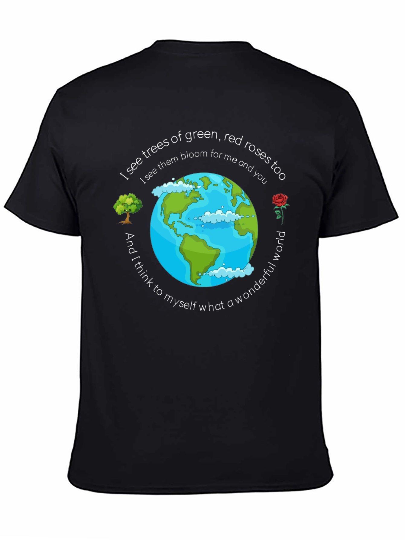 Wonderful World Graphic T-Shirt - Earth Day Apparel