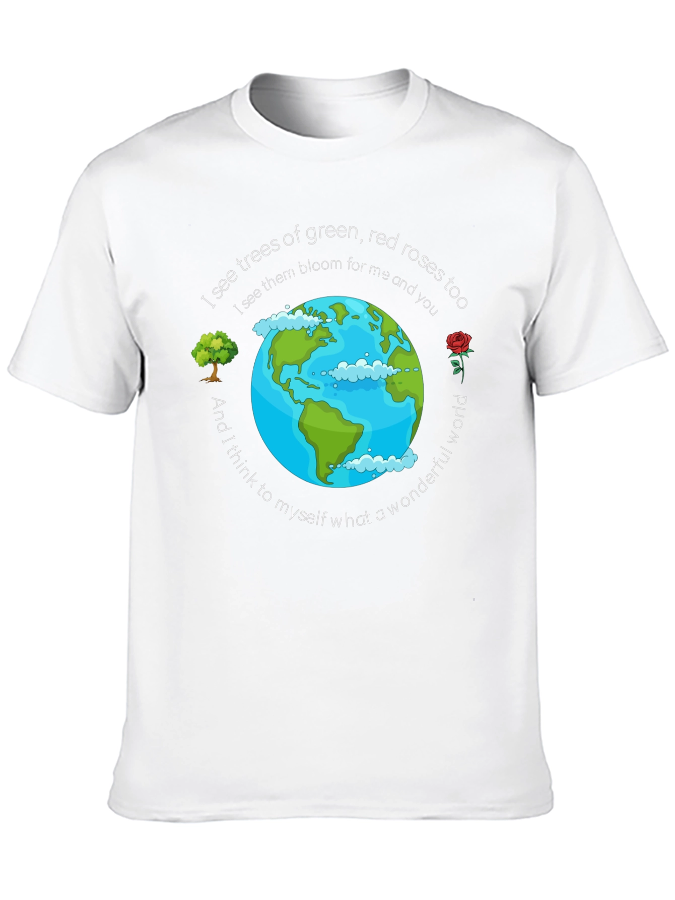 Wonderful World Graphic T-Shirt - Earth Day Apparel