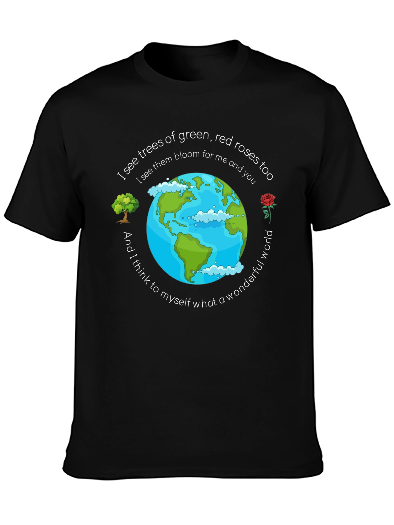 Wonderful World Graphic T-Shirt - Earth Day Apparel