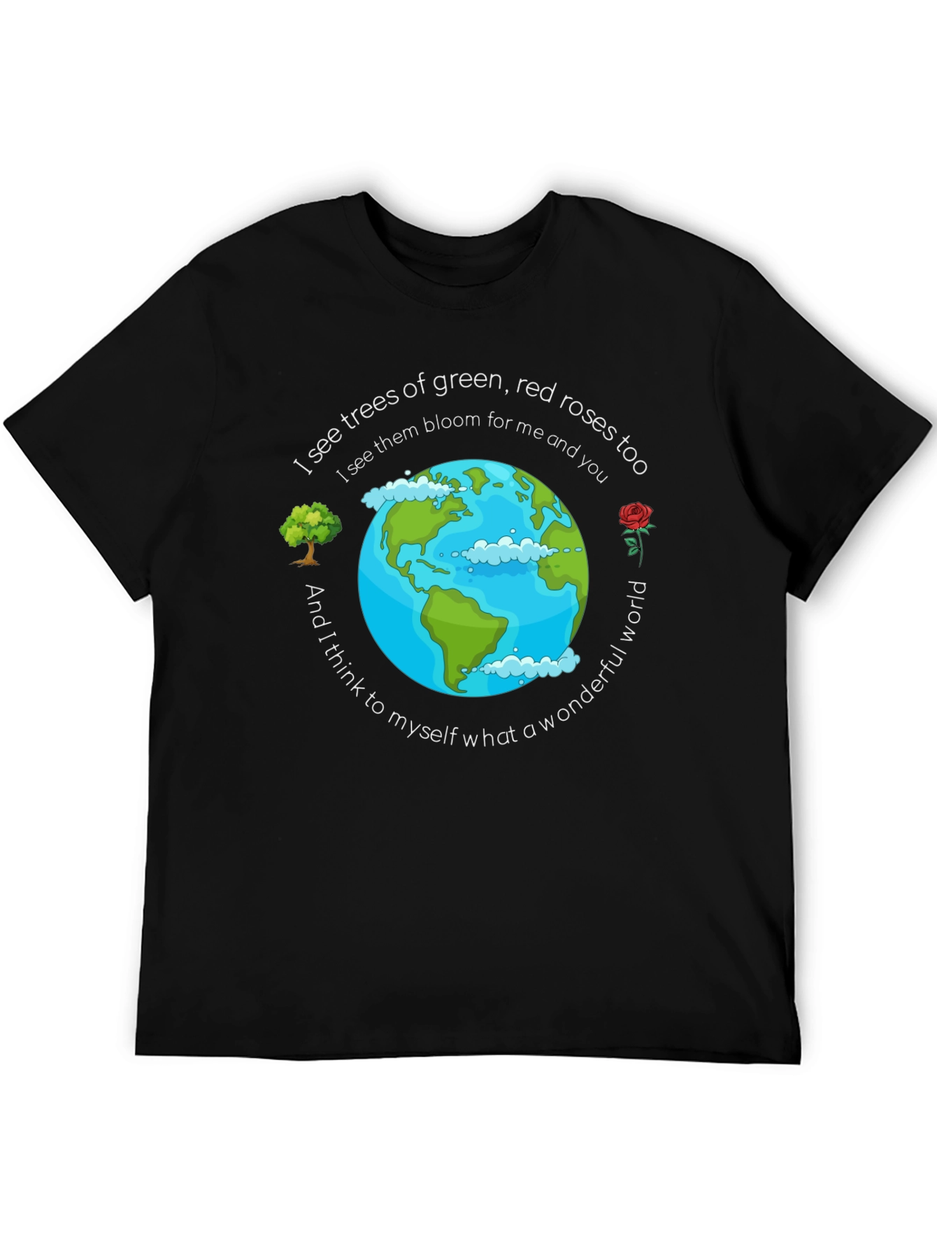 Wonderful World Graphic T-Shirt - Earth Day Apparel