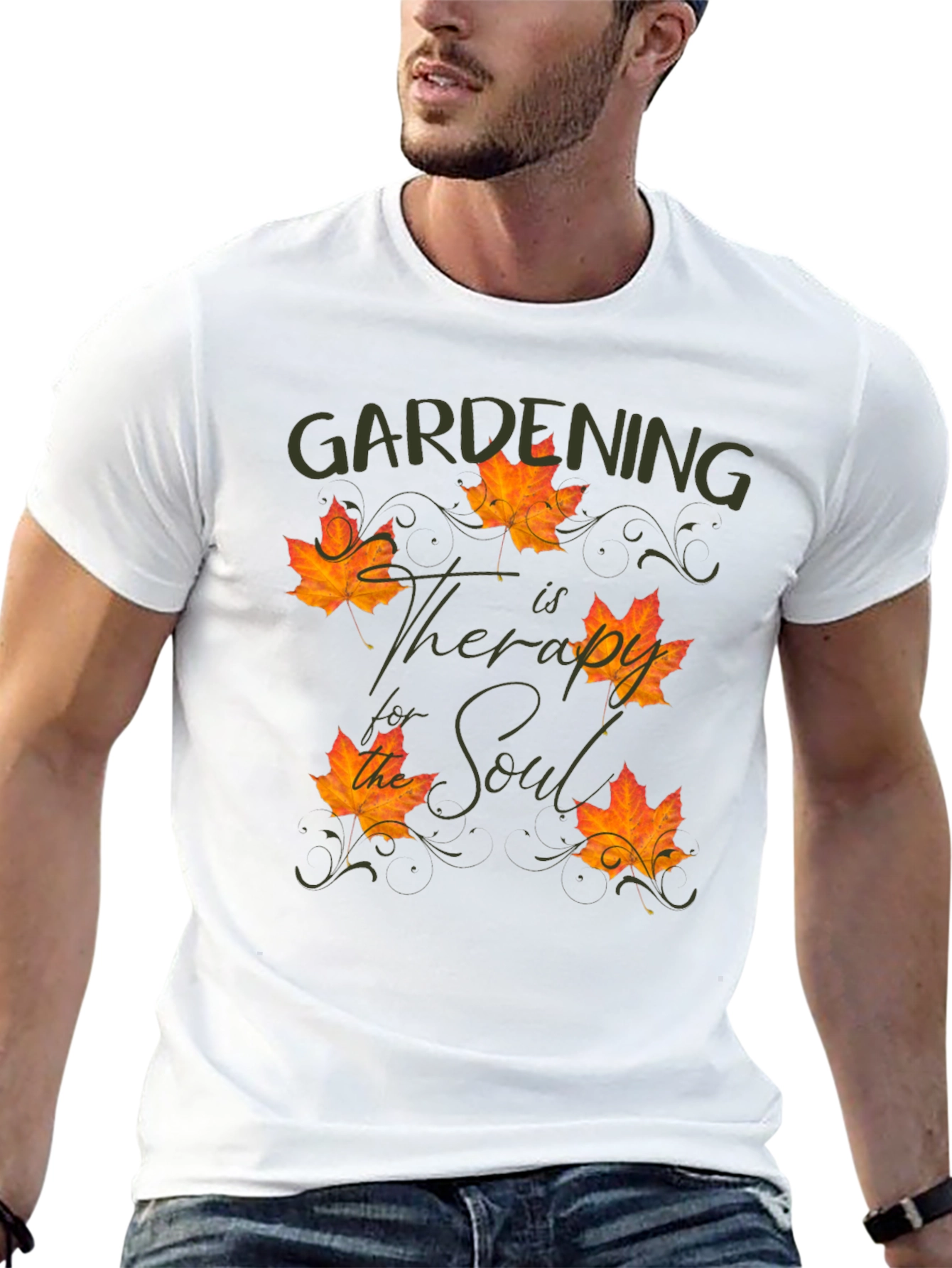 Gardening is Therapy Soul T-Shirt