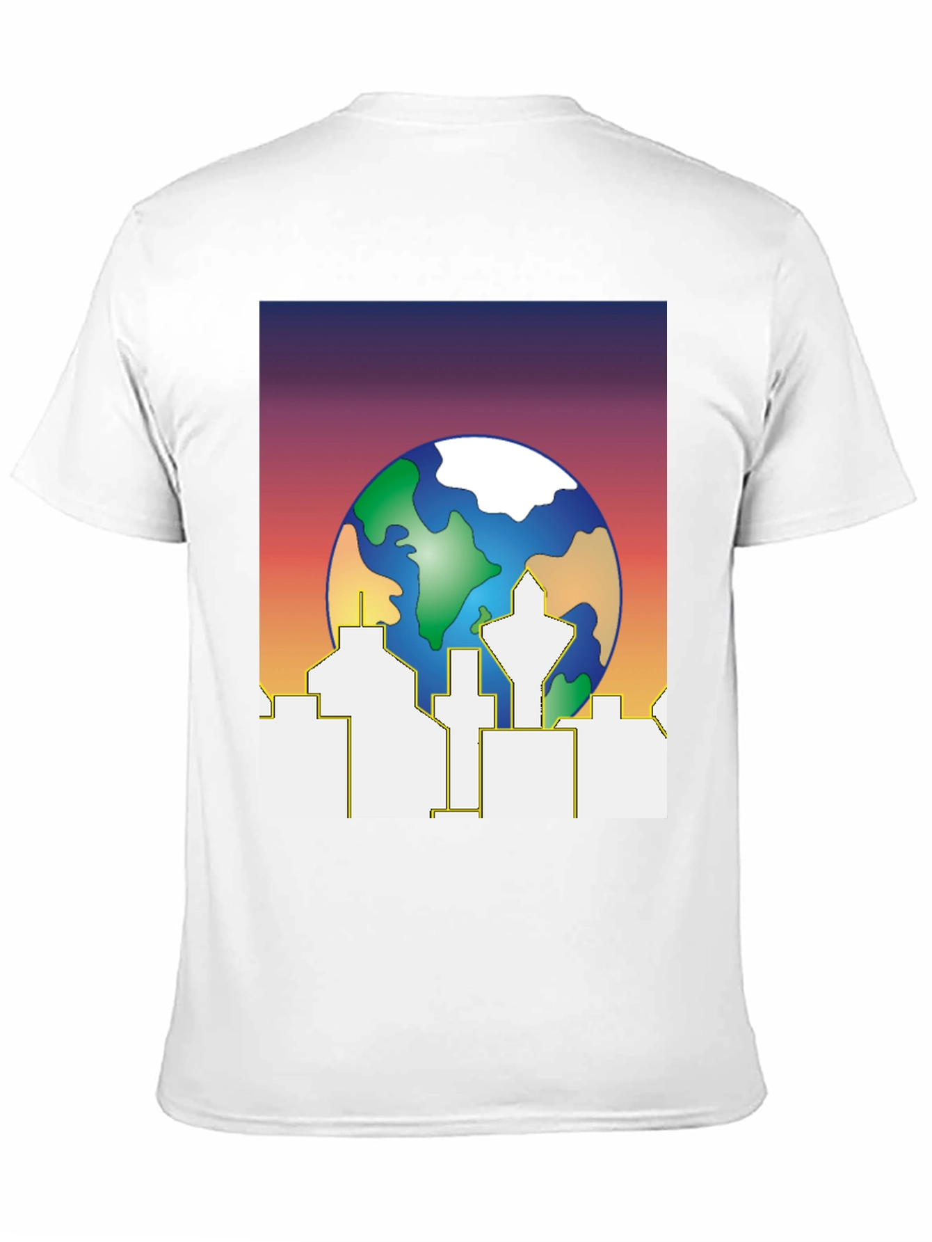 Earth Day Cityscape Graphic Tee