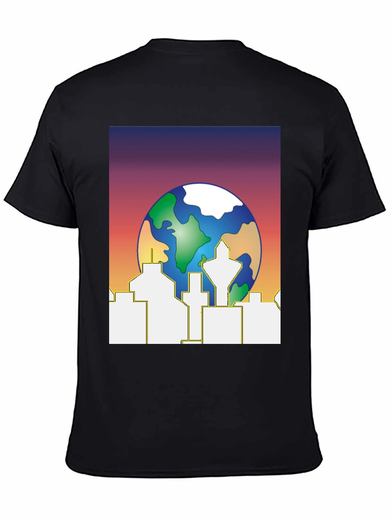 Earth Day Cityscape Graphic Tee