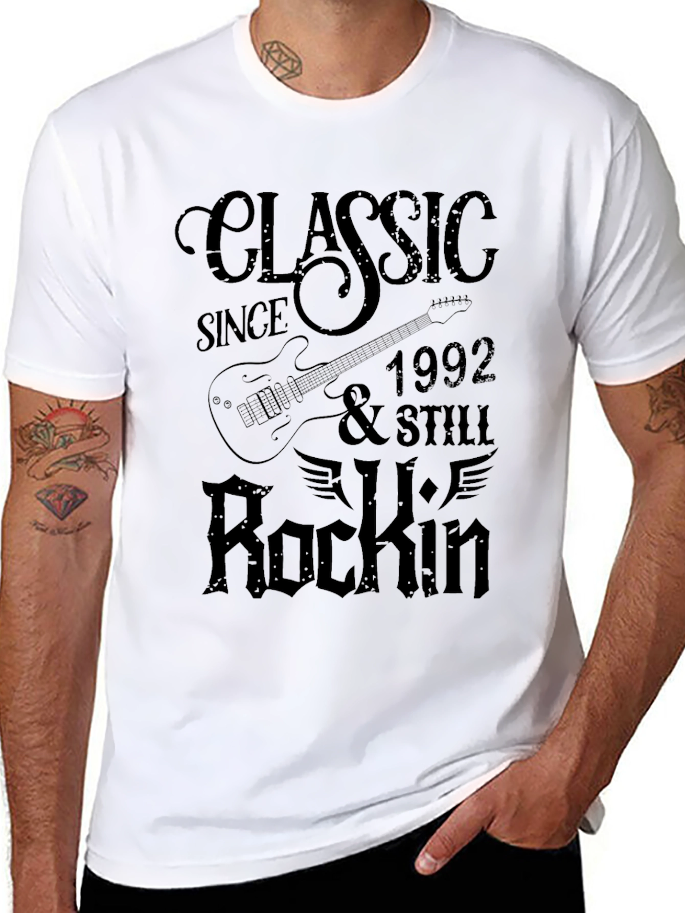 Classic Since 1992 Rockin Guitar T-Shirt