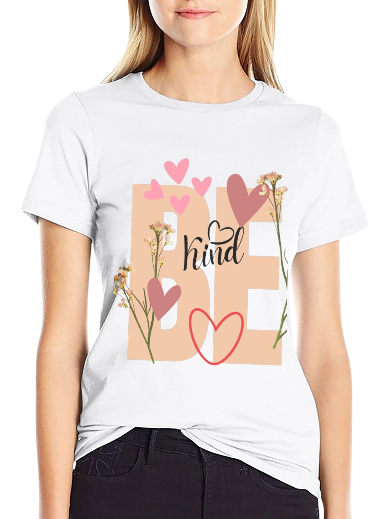 Be Kind Graphic Print T-Shirt