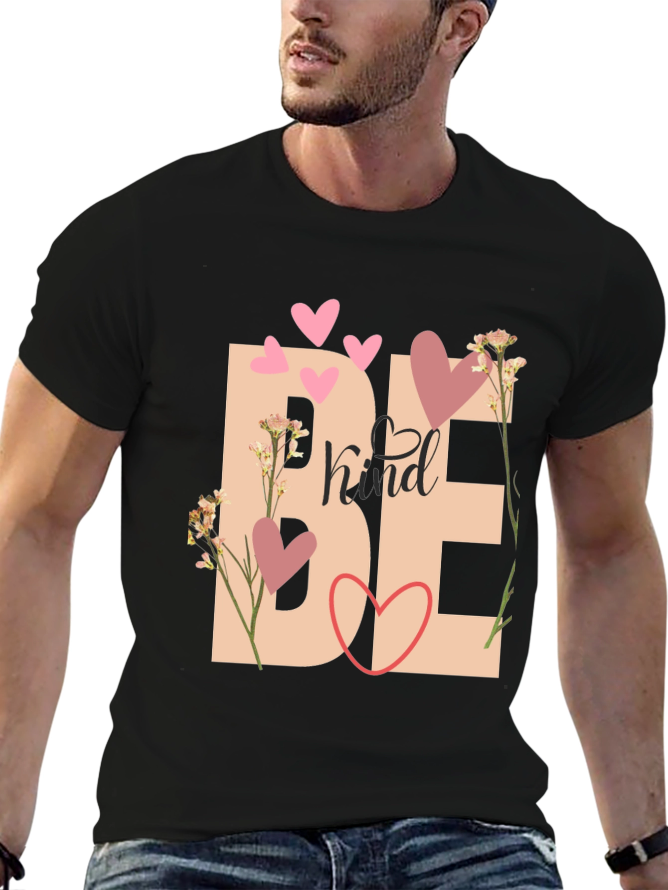 Be Kind Graphic Print T-Shirt