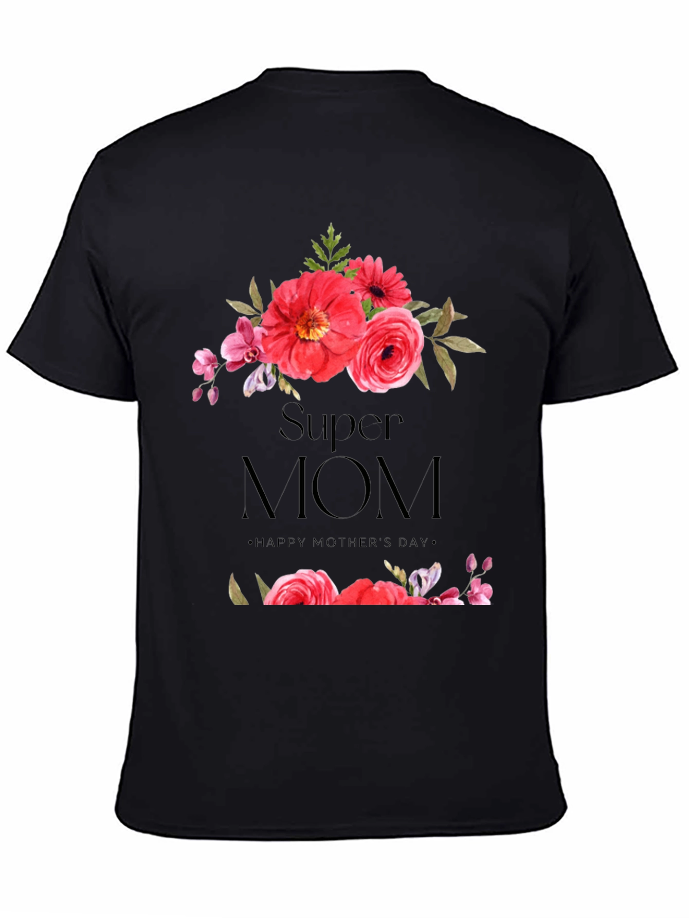 Super Mom Floral T-Shirt - Mothers Day Gift
