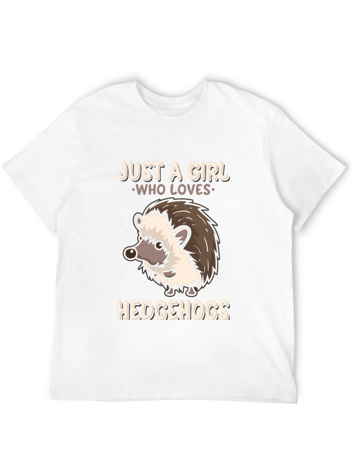 Just a Girl Who Loves Hedgehogs T-Shirt