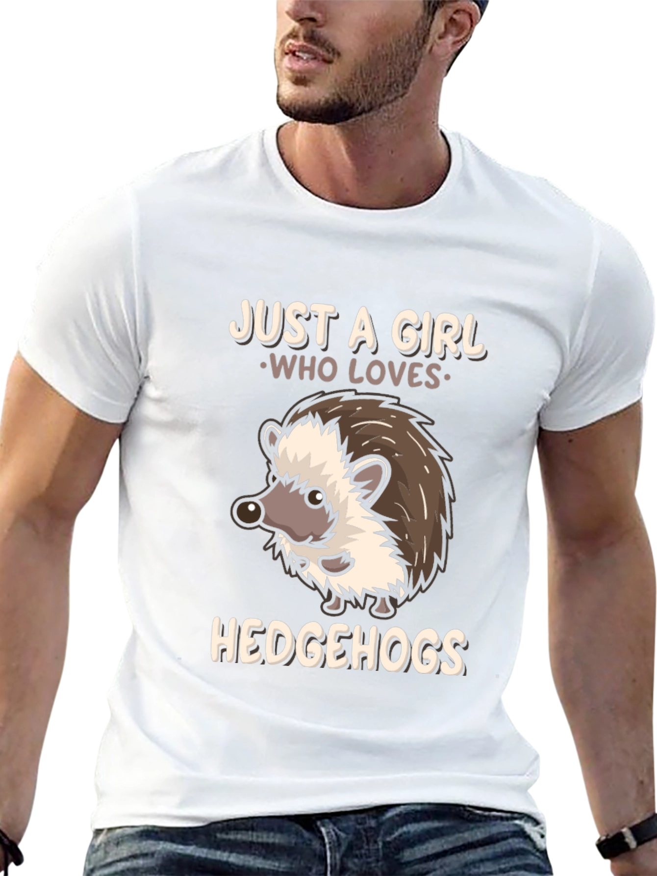 Just a Girl Who Loves Hedgehogs T-Shirt